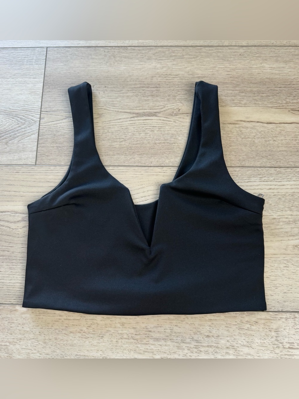 Black Cut Out Zip Crop Top Festival Rave size LARGE